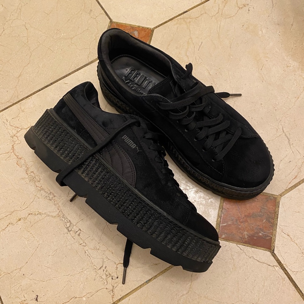 Rihanna Fenty Black Creepers